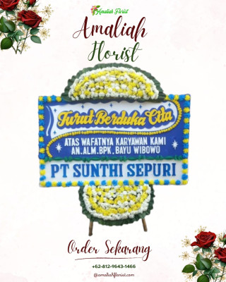 Papan Bunga Duka di Maliki Air