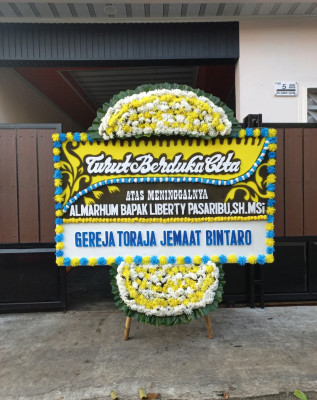 Papan Bunga Duka di Maliki Air