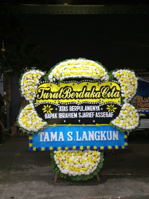 Papan Bunga Duka di Maliki Air
