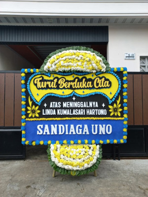 Papan Bunga Duka di Maliki Air
